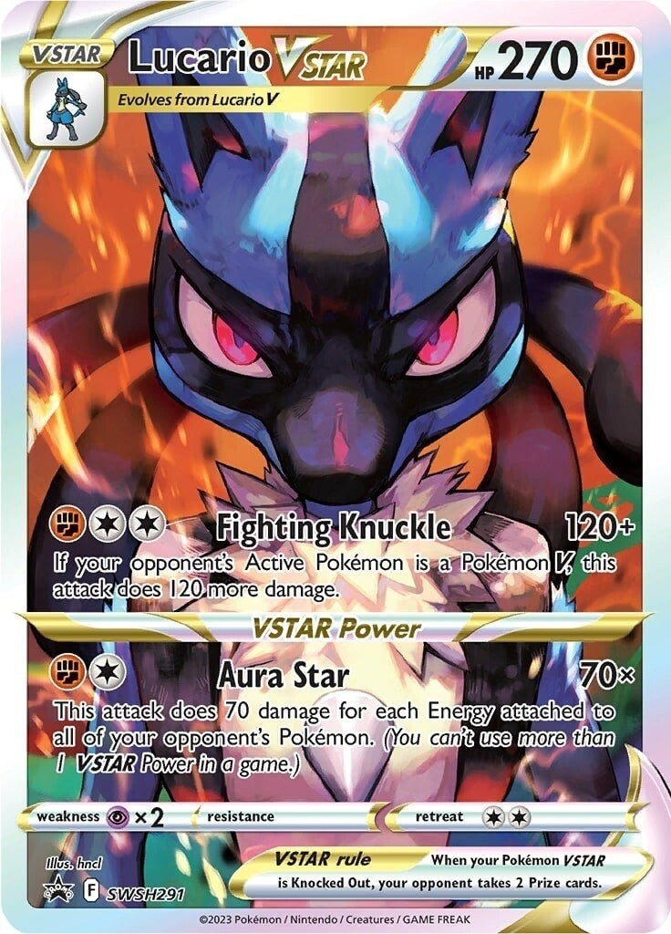 Image for Lucario VSTAR - SWSH291 - Pokemon