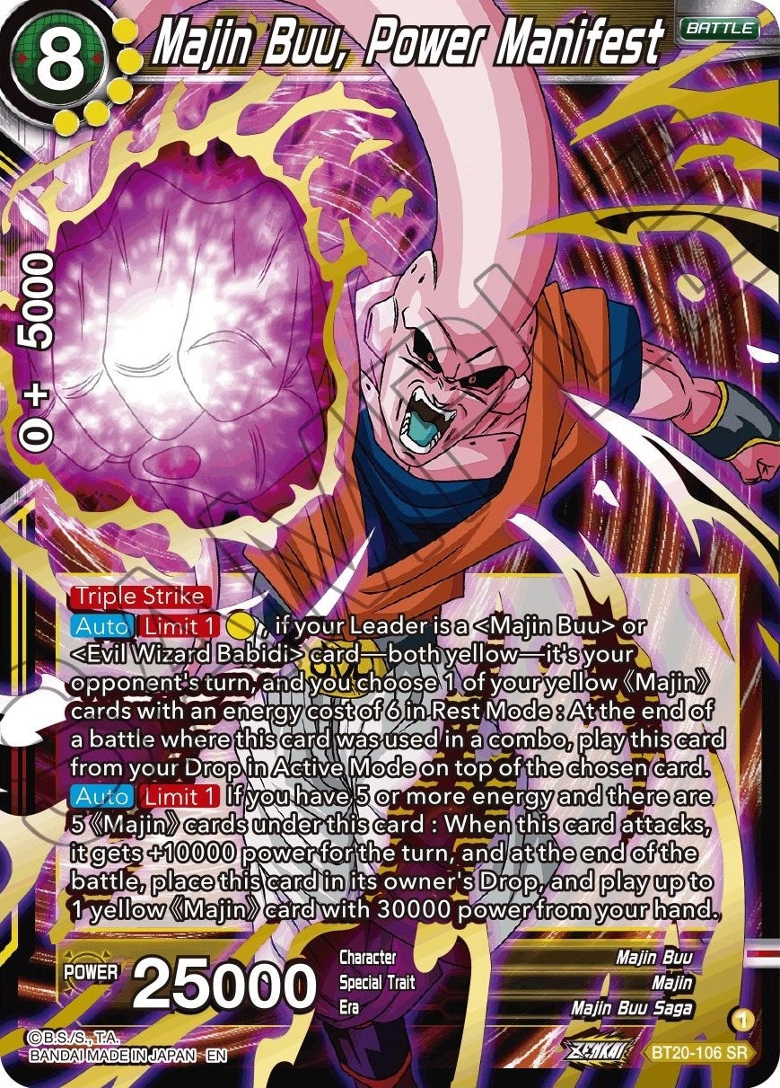 Image for Majin Buu, Power Manifest - Dragon Ball Super: Masters