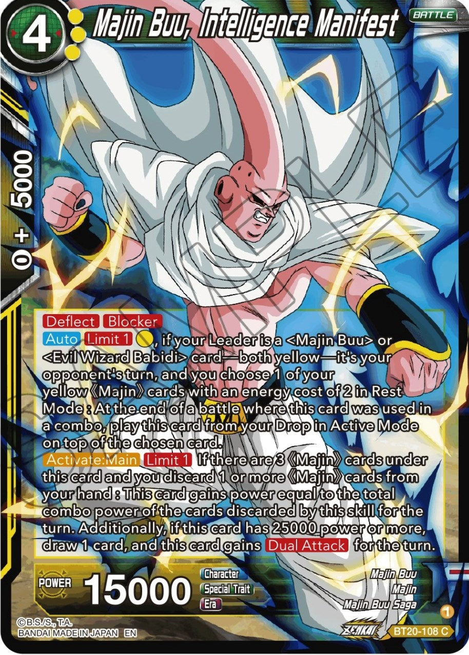 Image for Majin Buu, Intelligence Manifest - Dragon Ball Super: Masters