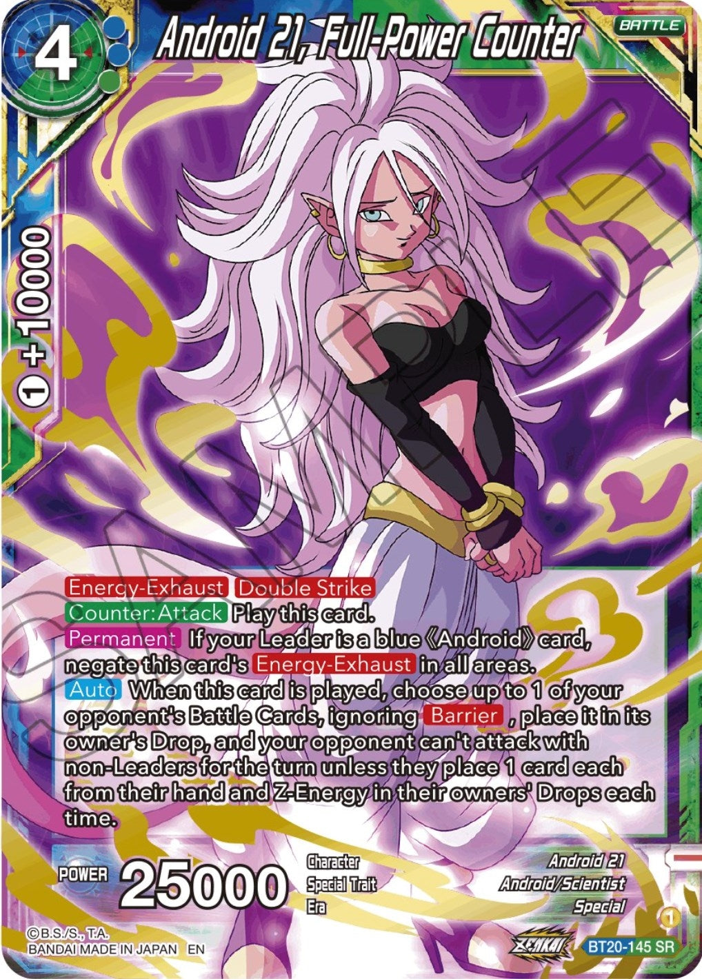 Image for Android 21, Full-Power Counter - Dragon Ball Super: Masters