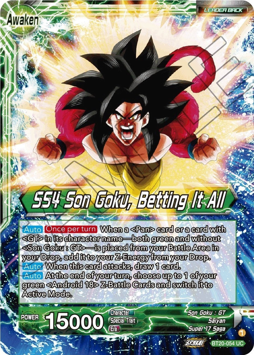 Image for Son Goku // SS4 Son Goku, Betting It All - Dragon Ball Super: Masters