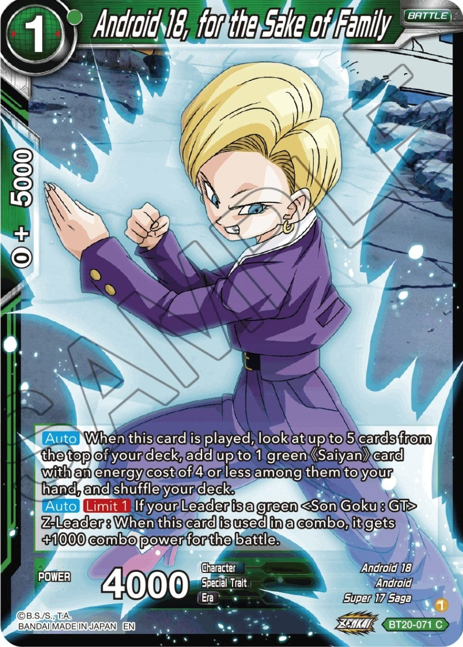 Image for Android 18, for the Sake of Family - Dragon Ball Super: Masters