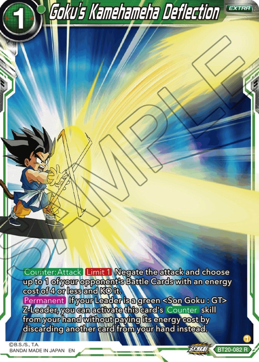 Image for Goku's Kamehameha Deflection - Dragon Ball Super: Masters