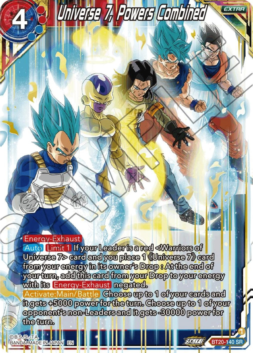 Image for Universe 7, Powers Combined - Dragon Ball Super: Masters