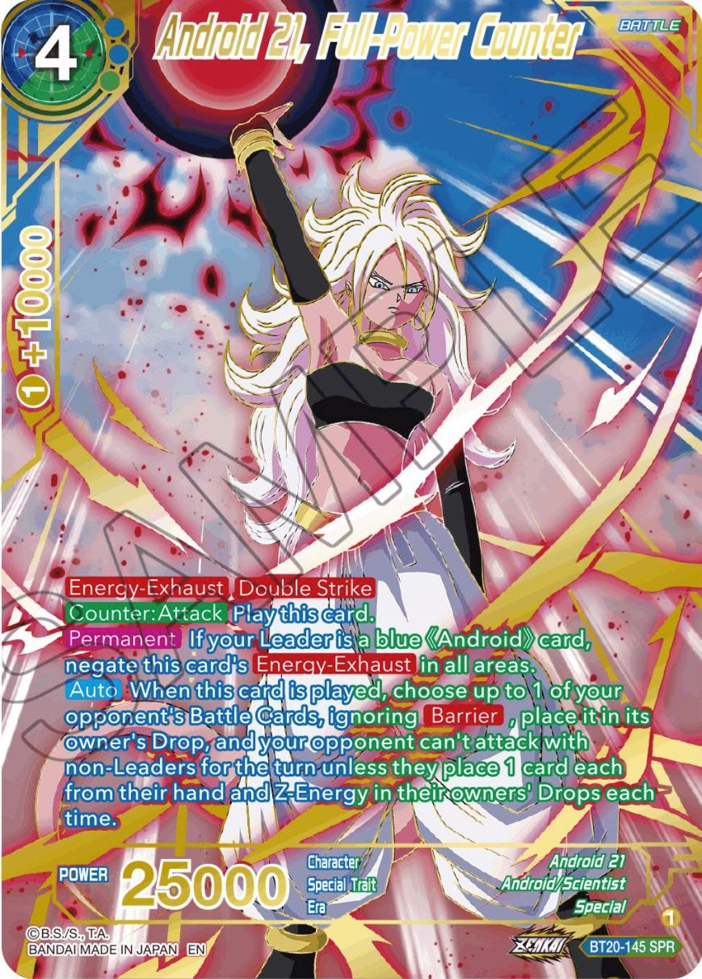 Image for Android 21, Full-Power Counter (SPR) - Dragon Ball Super: Masters