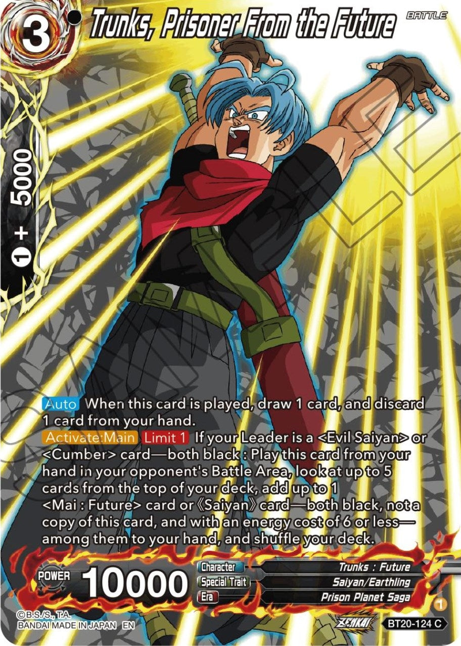 Image for Trunks, Prisoner From the Future (Silver Foil) - Dragon Ball Super: Masters