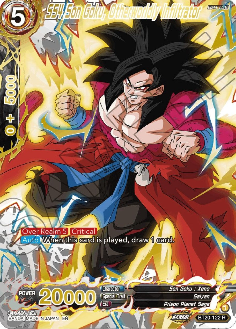 Image for SS4 Son Goku, Otherworldly Infiltrator (Gold-Stamped) - Dragon Ball Super: Masters