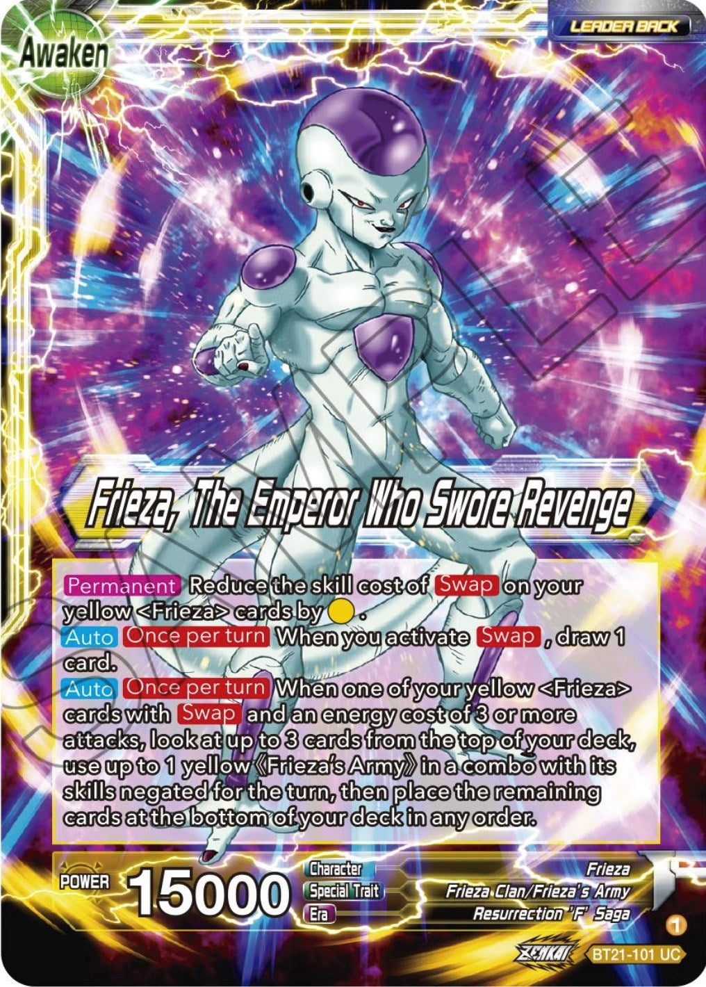 Image for Frieza // Frieza, The Emperor Who Swore Revenge - Dragon Ball Super: Masters