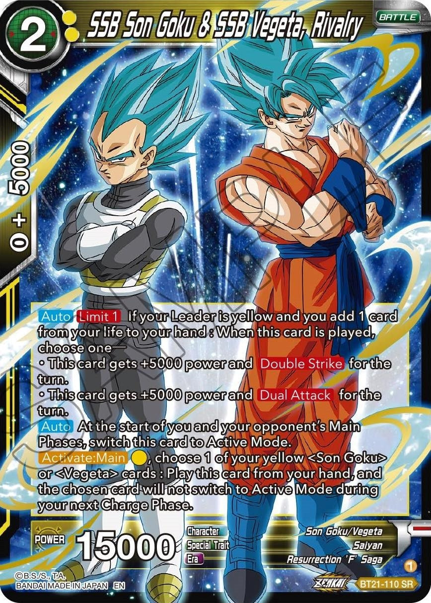 Image for SSB Son Goku & SSB Vegeta, Rivalry - Dragon Ball Super: Masters