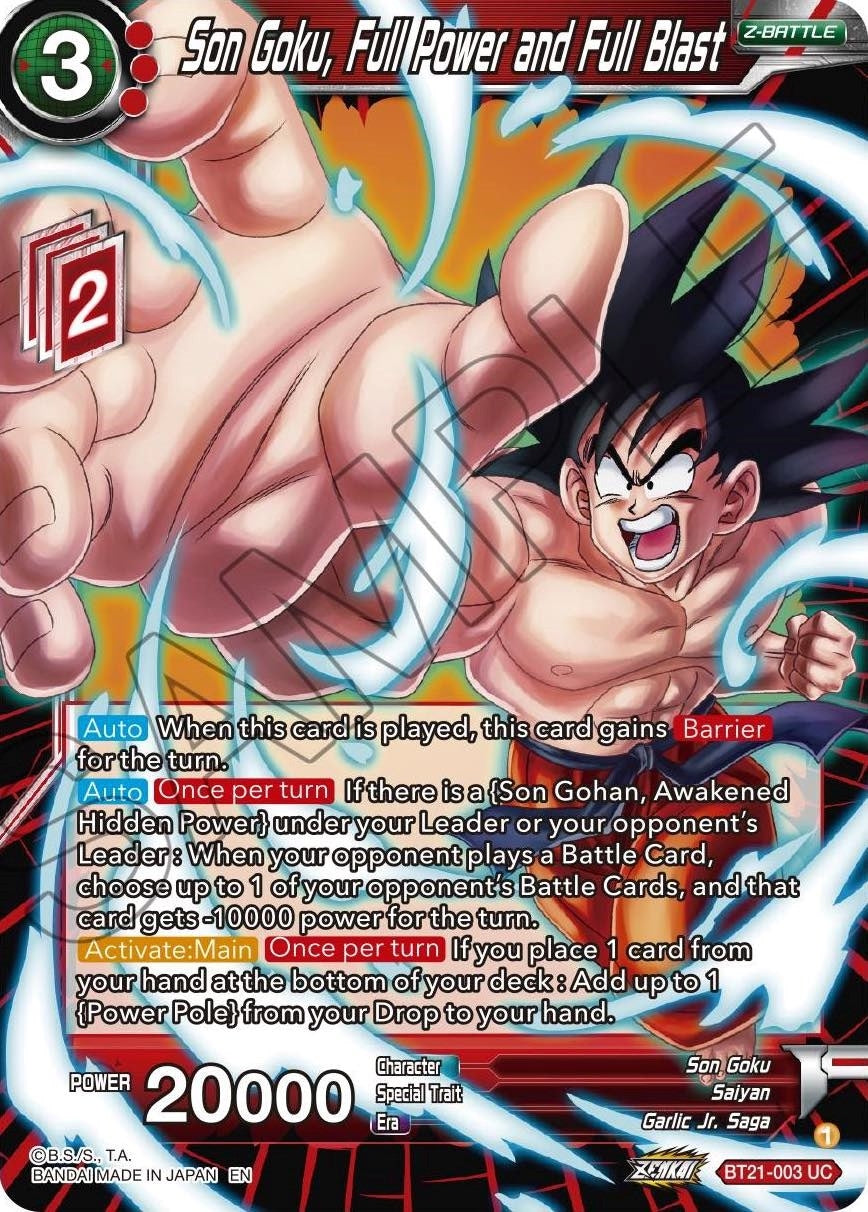 Image for Son Goku, Full Power and Full Blast - Dragon Ball Super: Masters