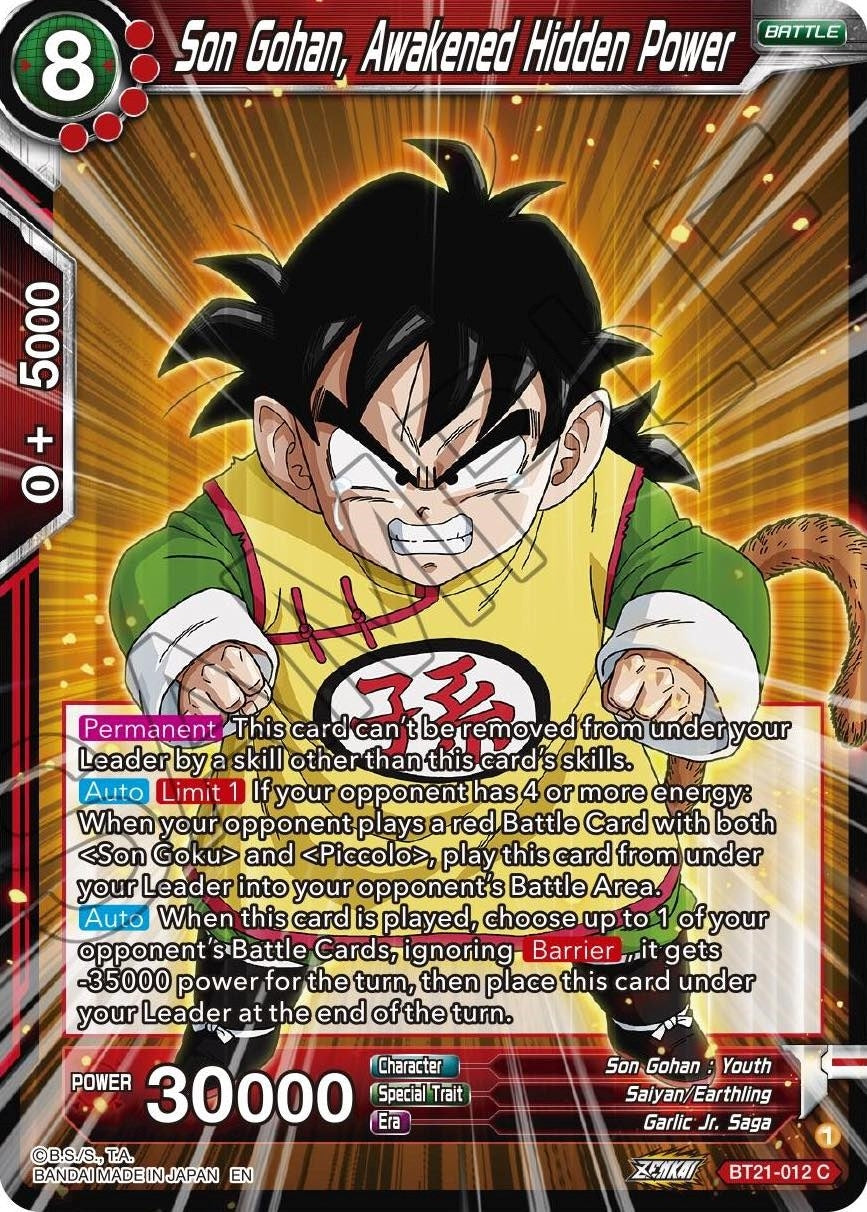 Image for Son Gohan, Awakened Hidden Power - Dragon Ball Super: Masters