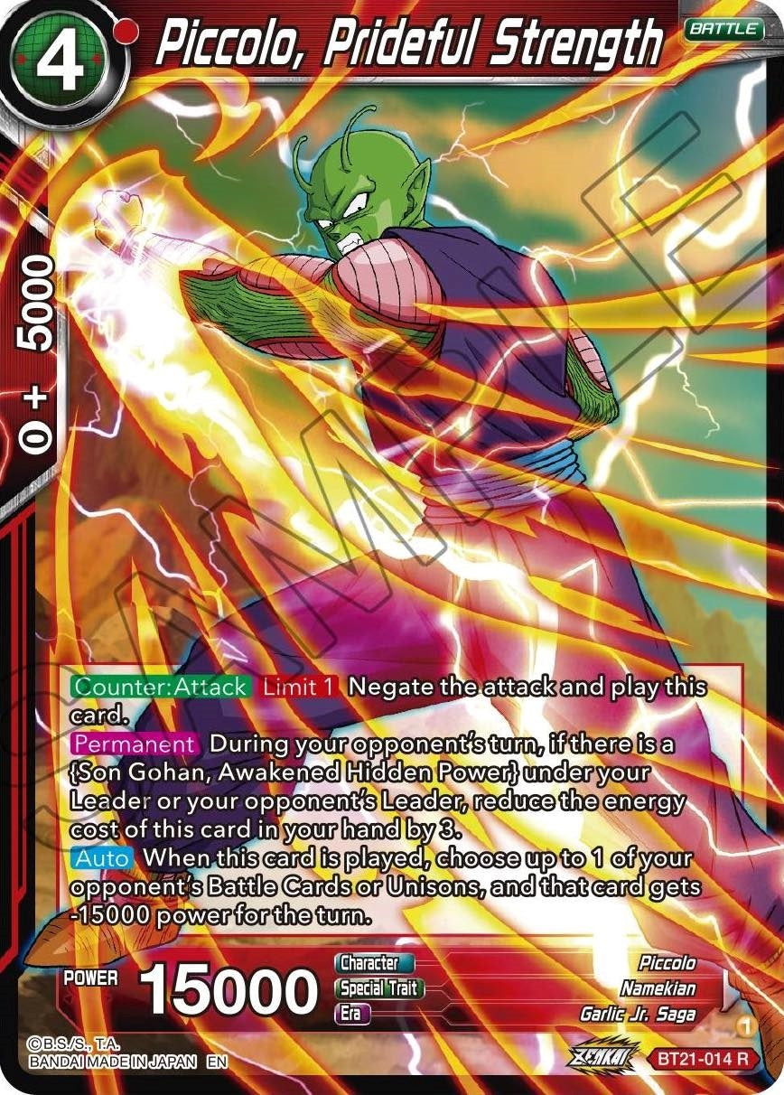 Image for Piccolo, Prideful Strength - Dragon Ball Super: Masters