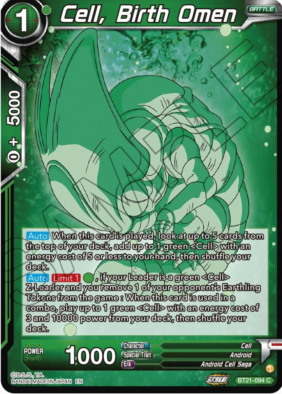 Image for Cell, Birth Omen - Dragon Ball Super: Masters