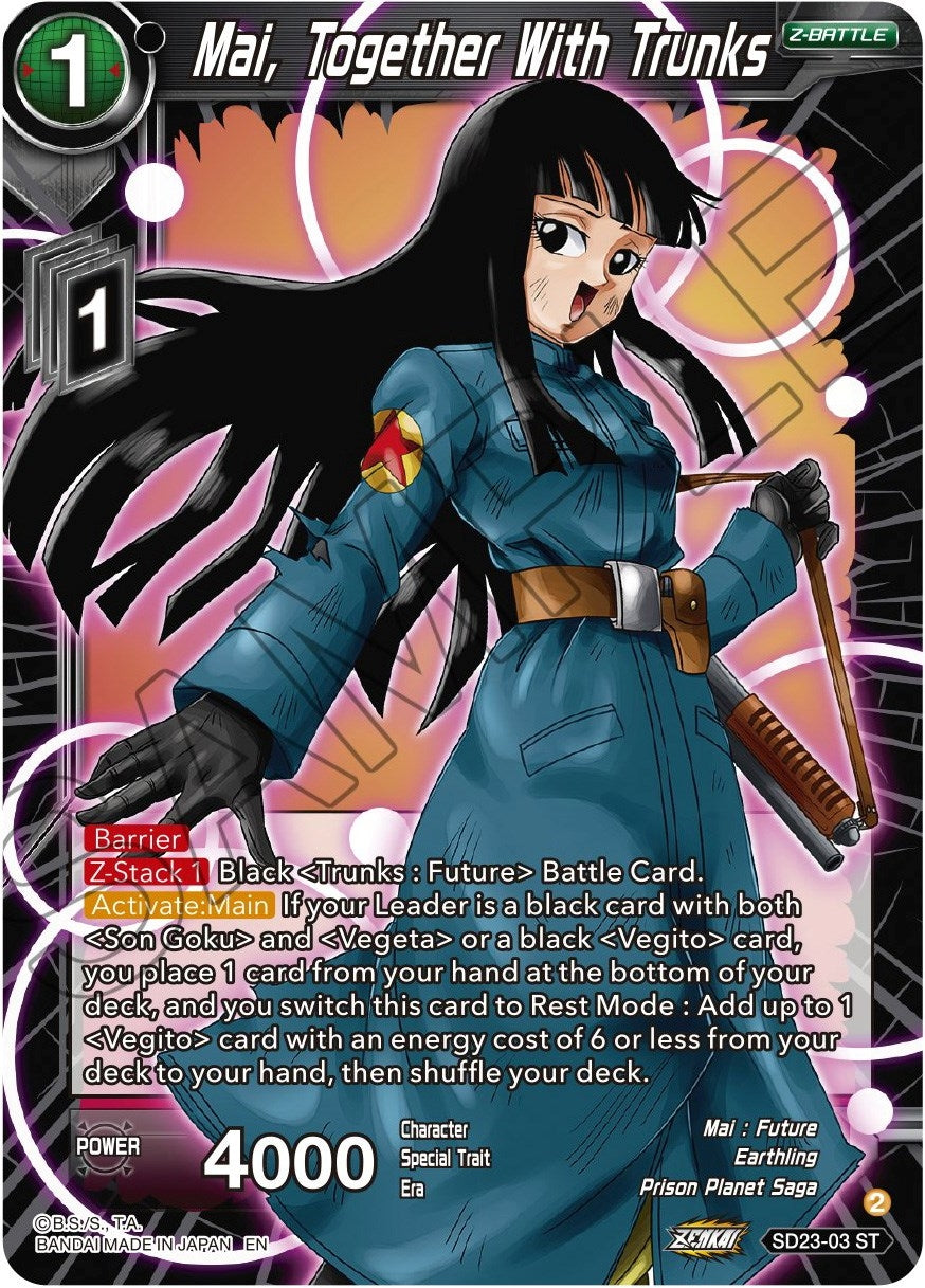 Image for Mai, Together With Trunks - Dragon Ball Super: Masters