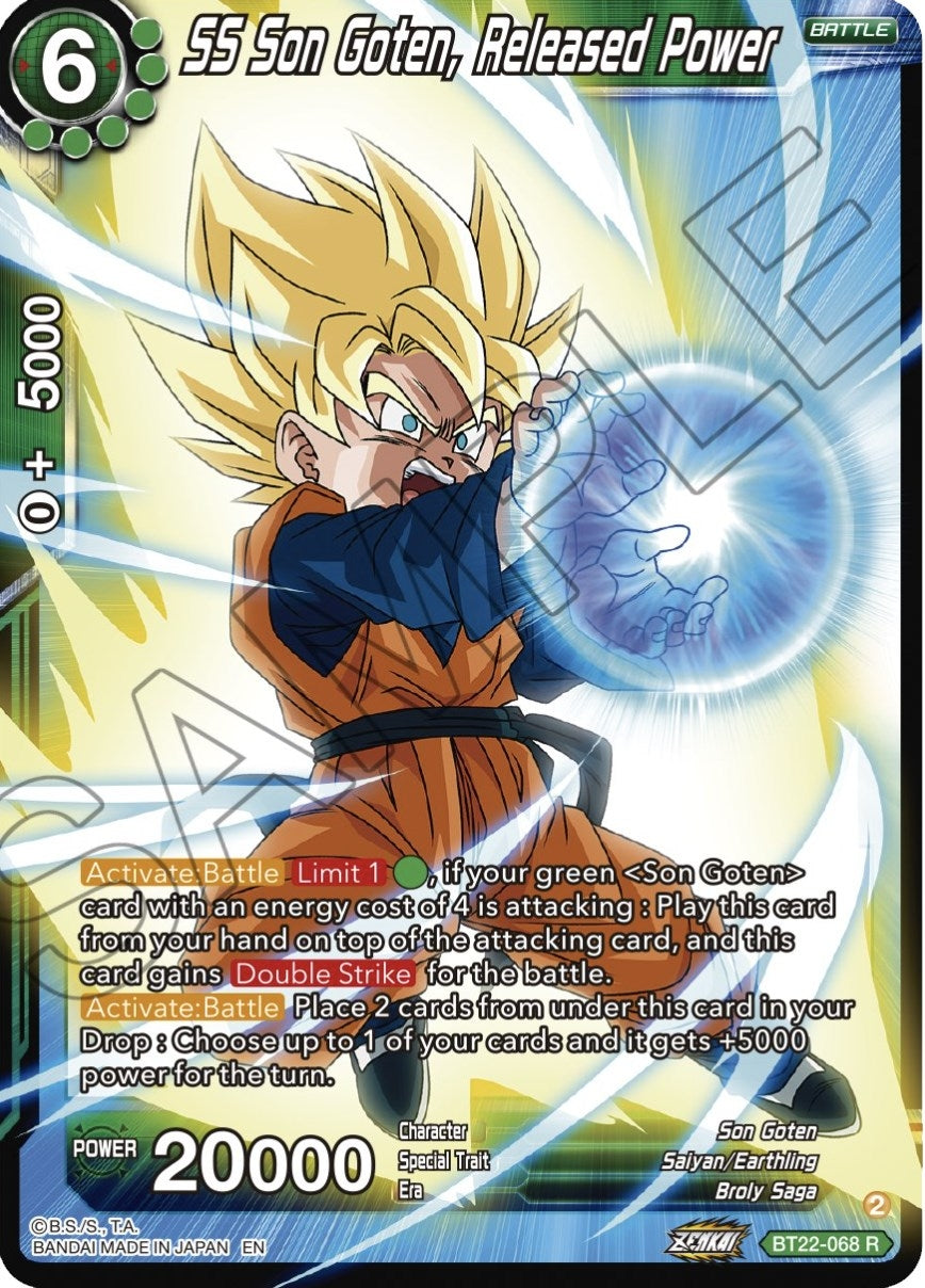 Image for SS Son Goten, Released Power - Dragon Ball Super: Masters