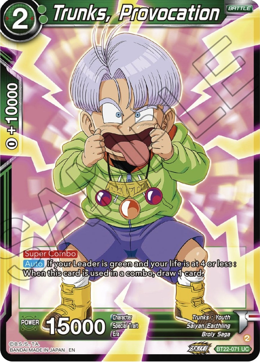 Image for Trunks, Provocation - Dragon Ball Super: Masters