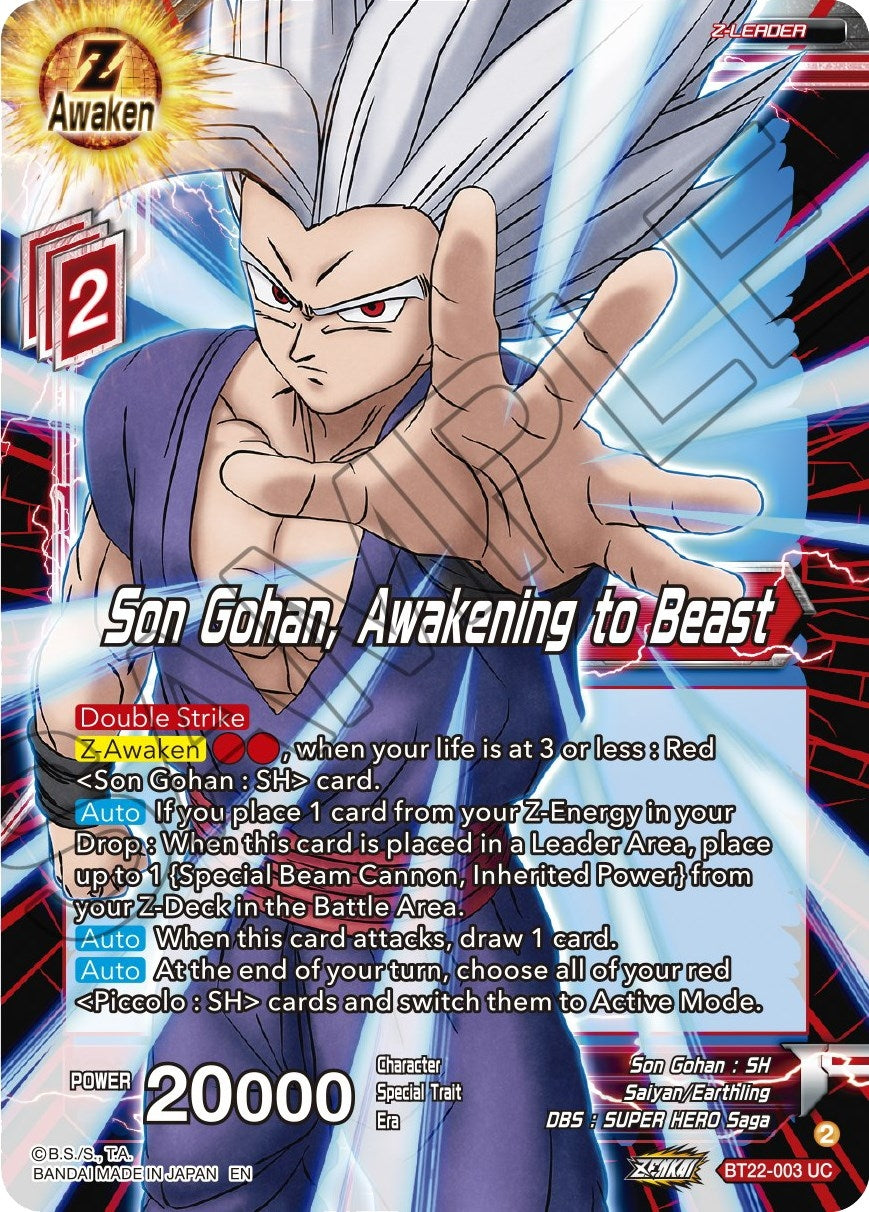 Image for Son Gohan, Awakening to Beast - Dragon Ball Super: Masters