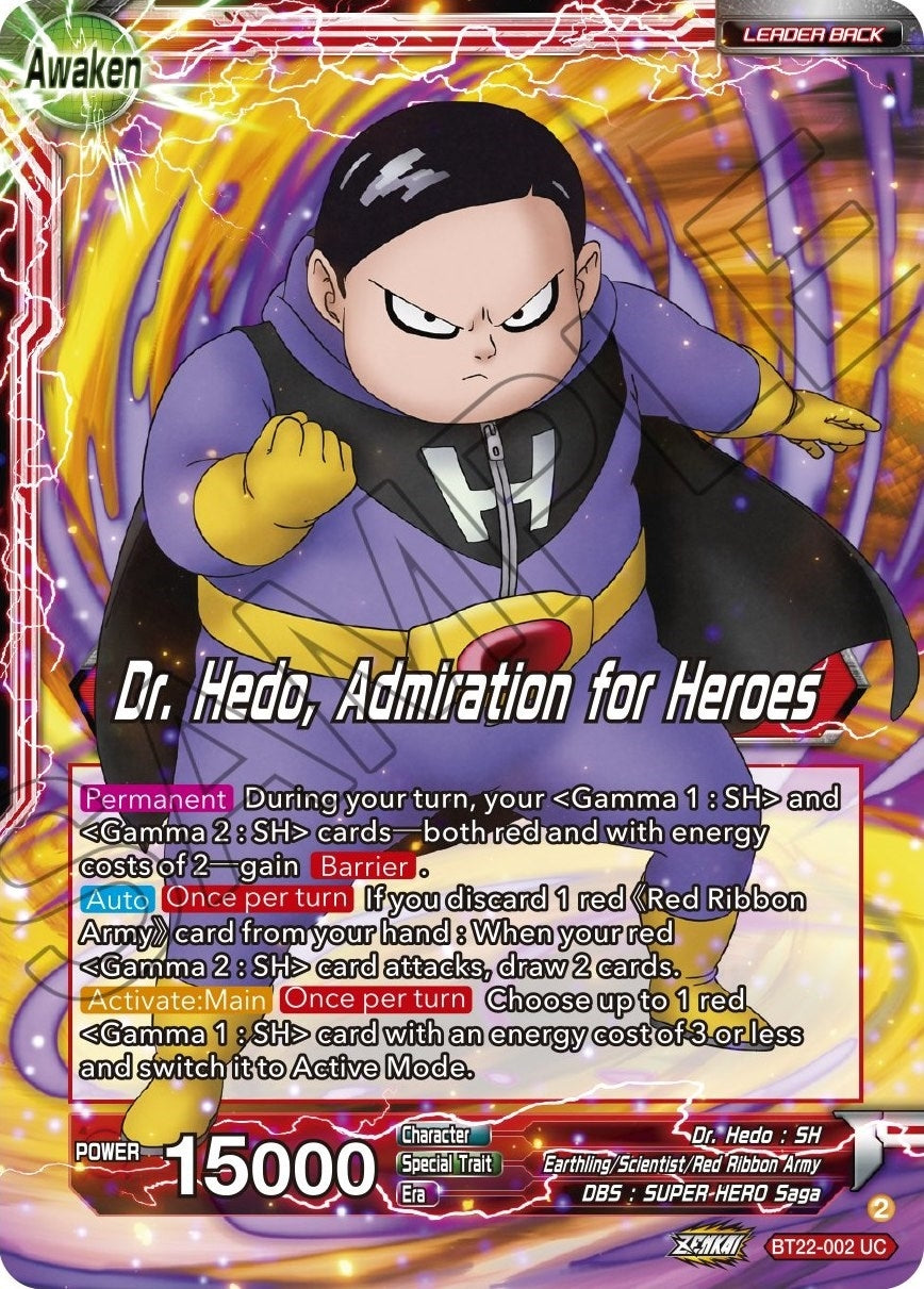 Image for Dr. Hedo // Dr Hedo, Admiration for Heroes - Dragon Ball Super: Masters
