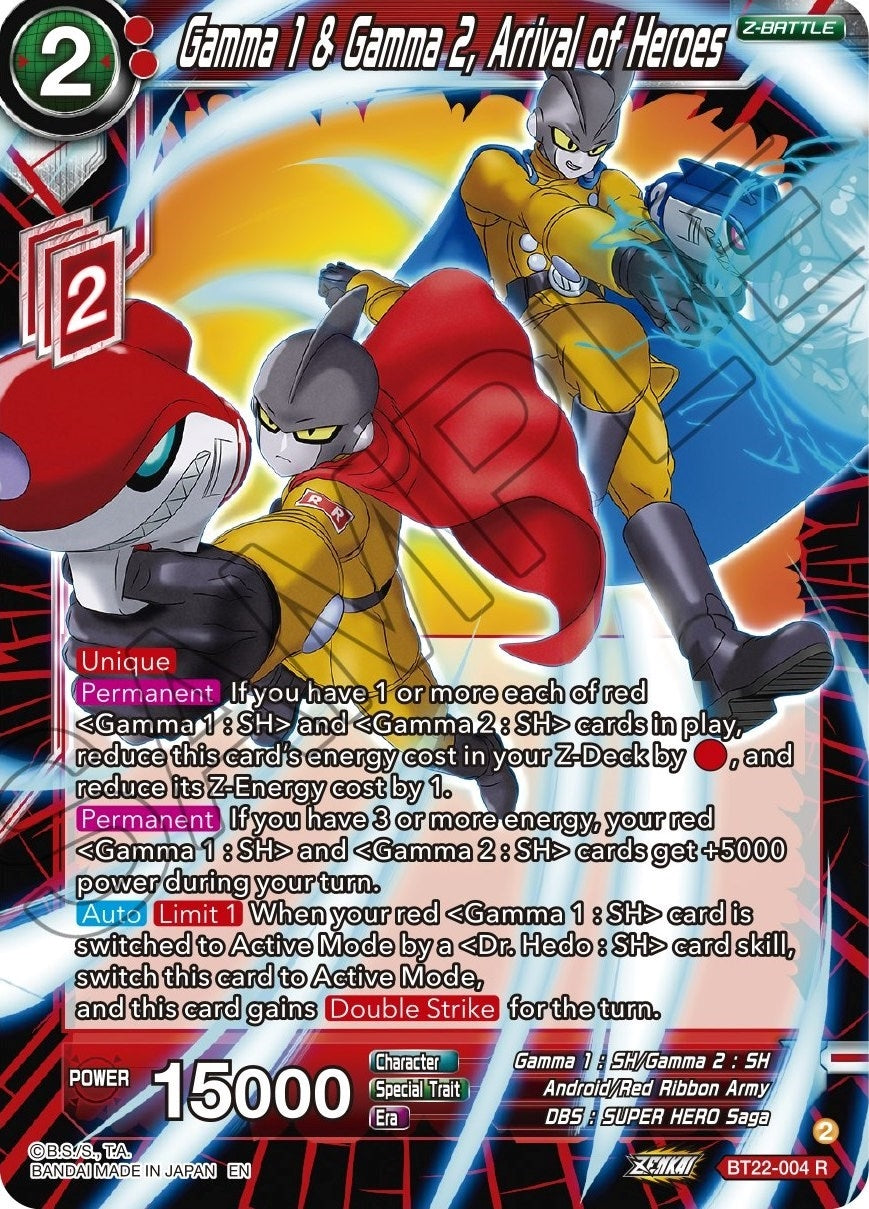 Image for Gamma 1 & Gamma 2, Arrival of Heroes - Dragon Ball Super: Masters
