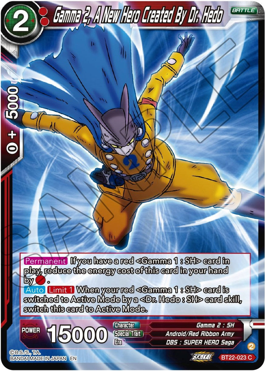 Image for Gamma 2, A New Hero Created By Dr. Hedo - Dragon Ball Super: Masters