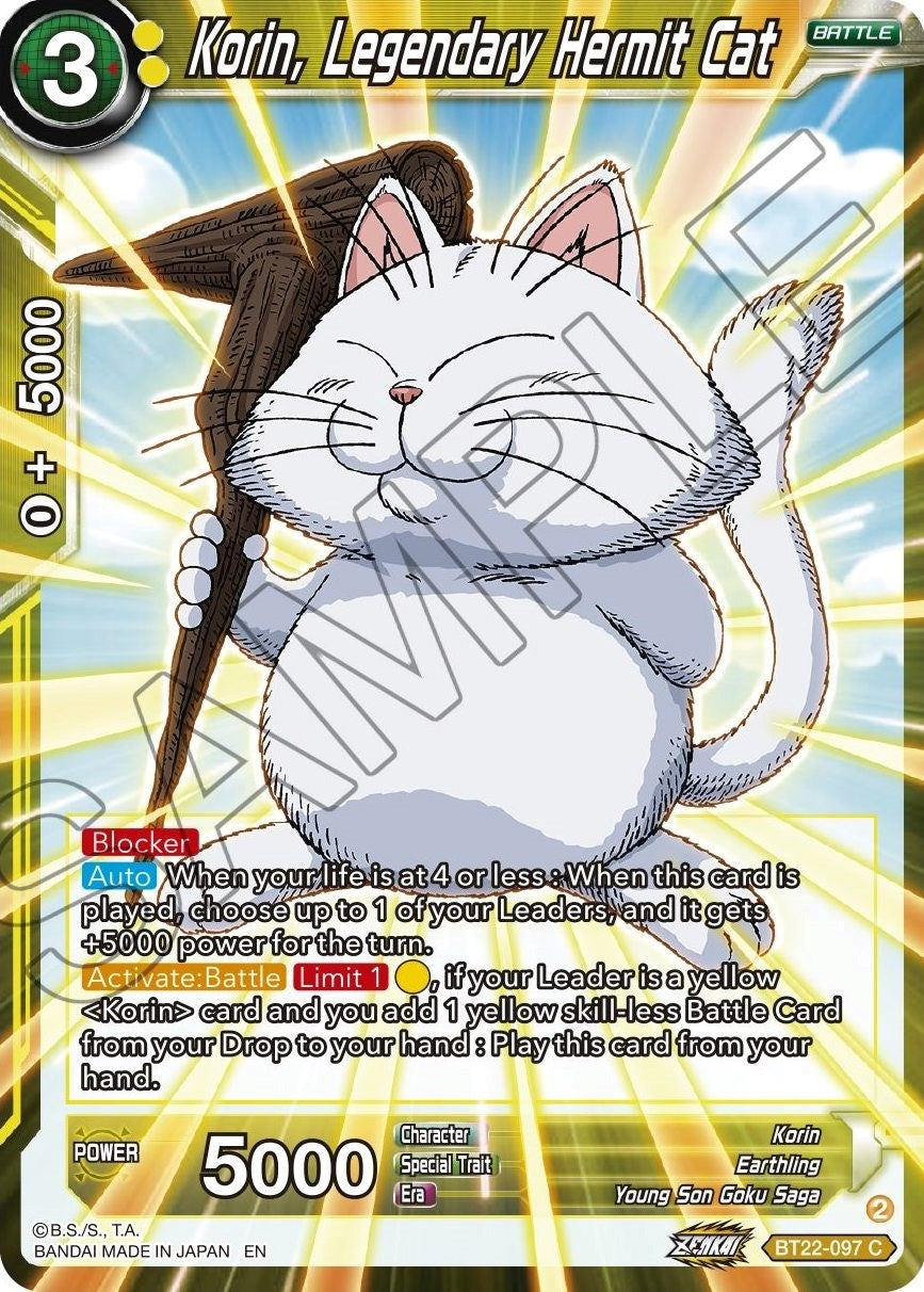 Image for Korin, Legendary Hermit Cat - Dragon Ball Super: Masters