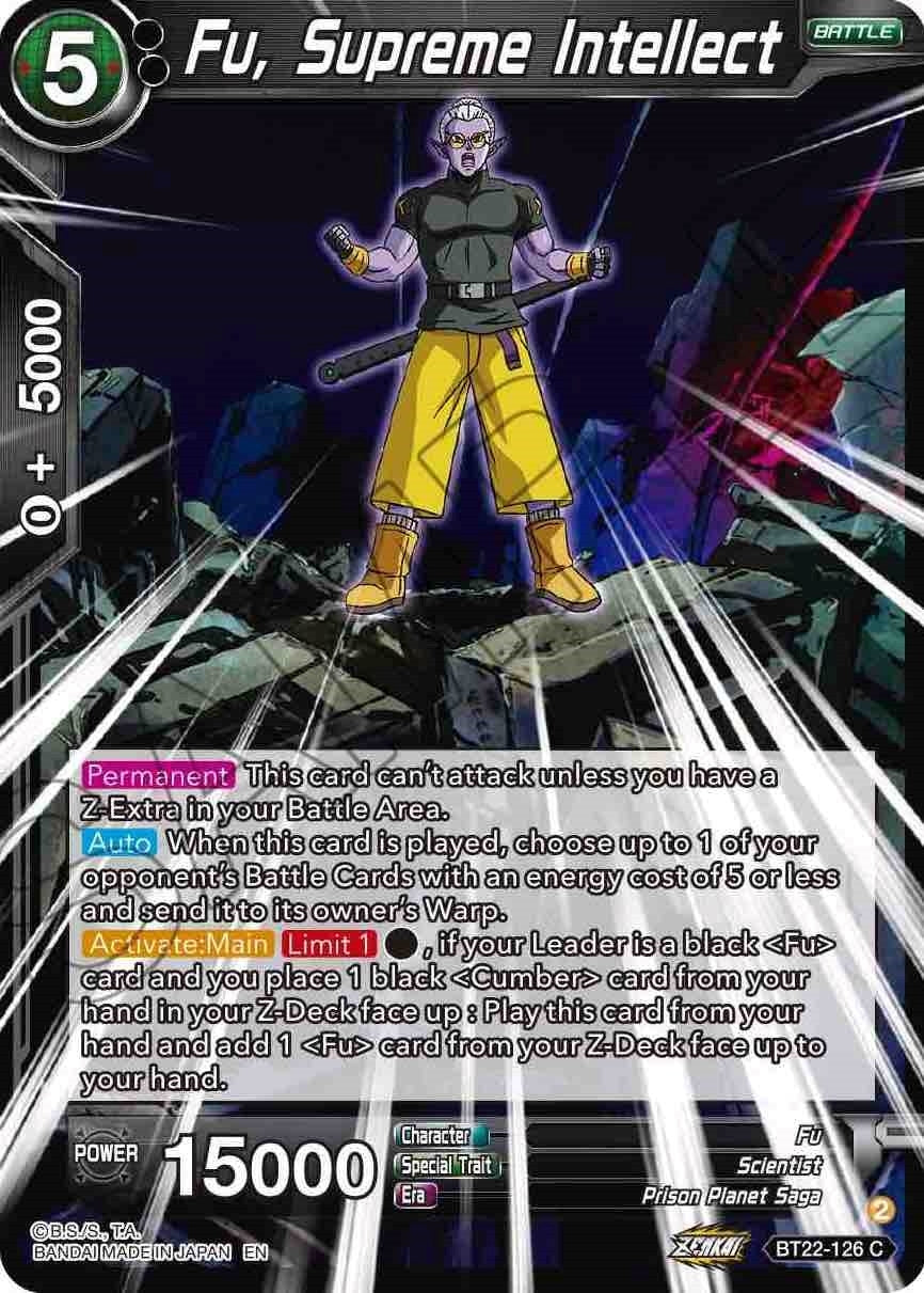 Image for Fu, Supreme Intellect - Dragon Ball Super: Masters