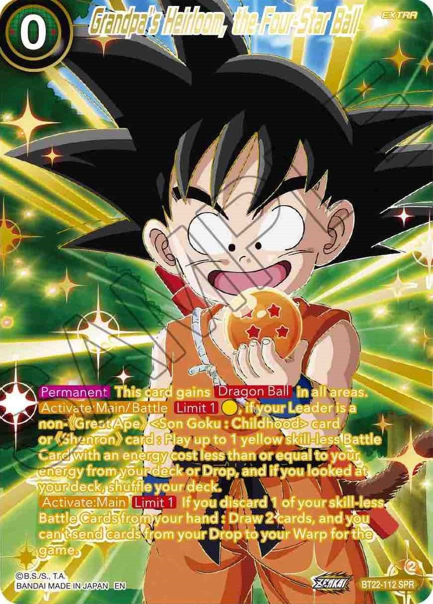 Image for Grandpa's Heirloom, the Four Star Ball (SPR) - Dragon Ball Super: Masters