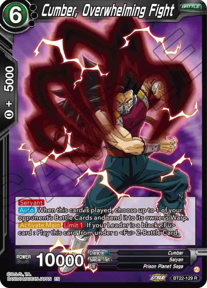 Image for Cumber, Overwhelming Fight - Dragon Ball Super: Masters