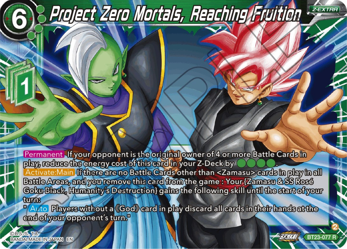 Image for Project Zero Mortals, Reaching Fruition - Dragon Ball Super: Masters
