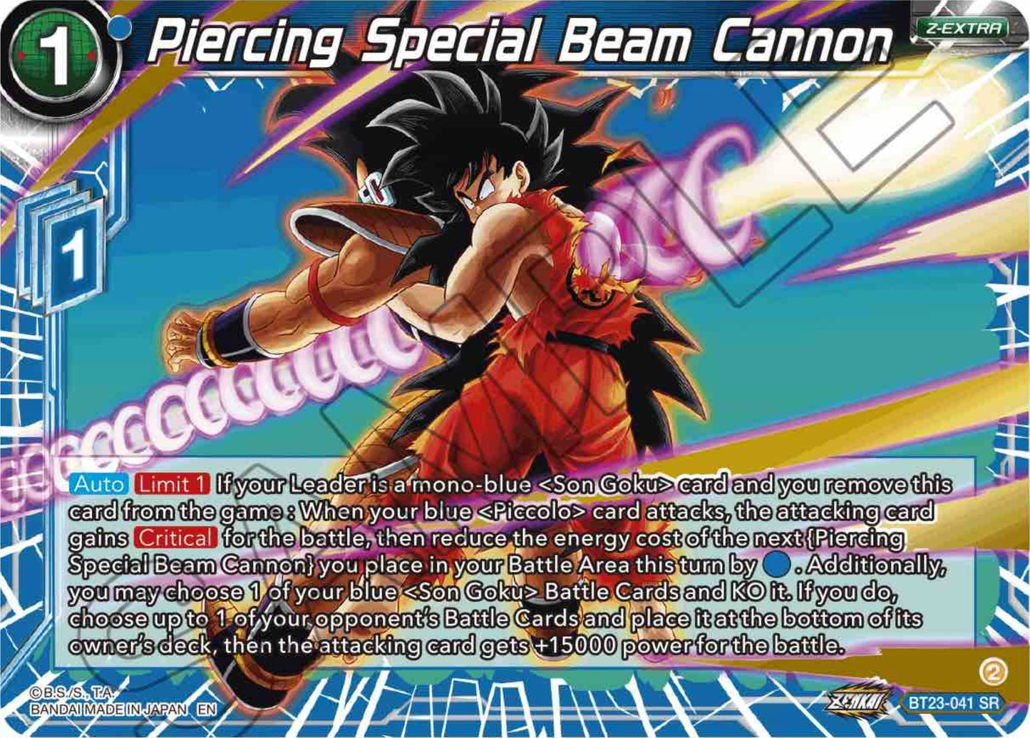 Image for Piercing Special Beam Cannon - Dragon Ball Super: Masters