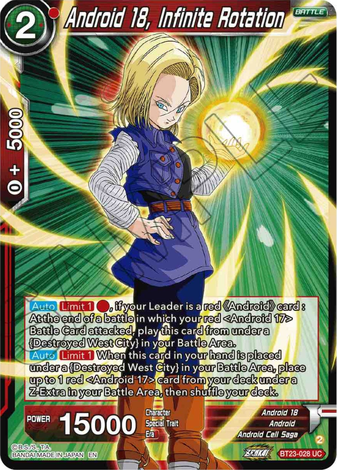 Image for Android 18, Infinite Rotation - Dragon Ball Super: Masters