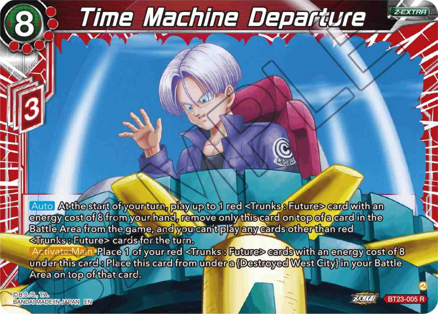 Image for Time Machine Departure - Dragon Ball Super: Masters