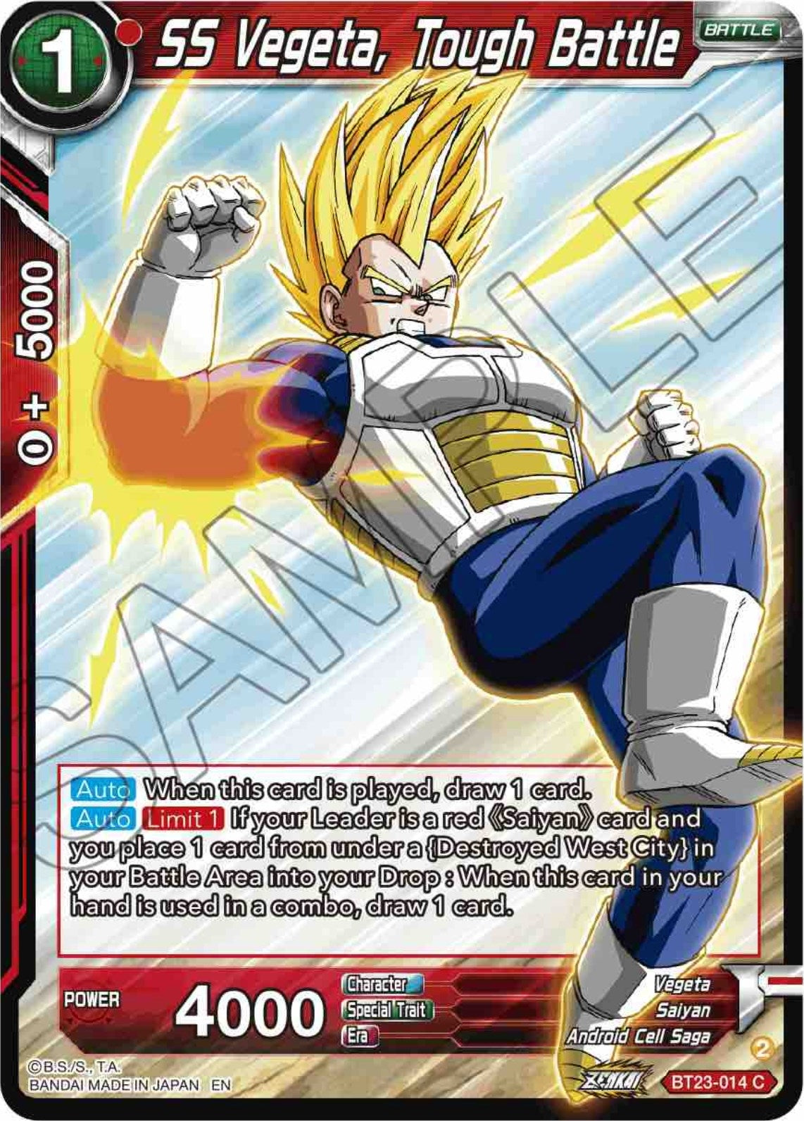 Image for SS Vegeta, Tough Battle - Dragon Ball Super: Masters