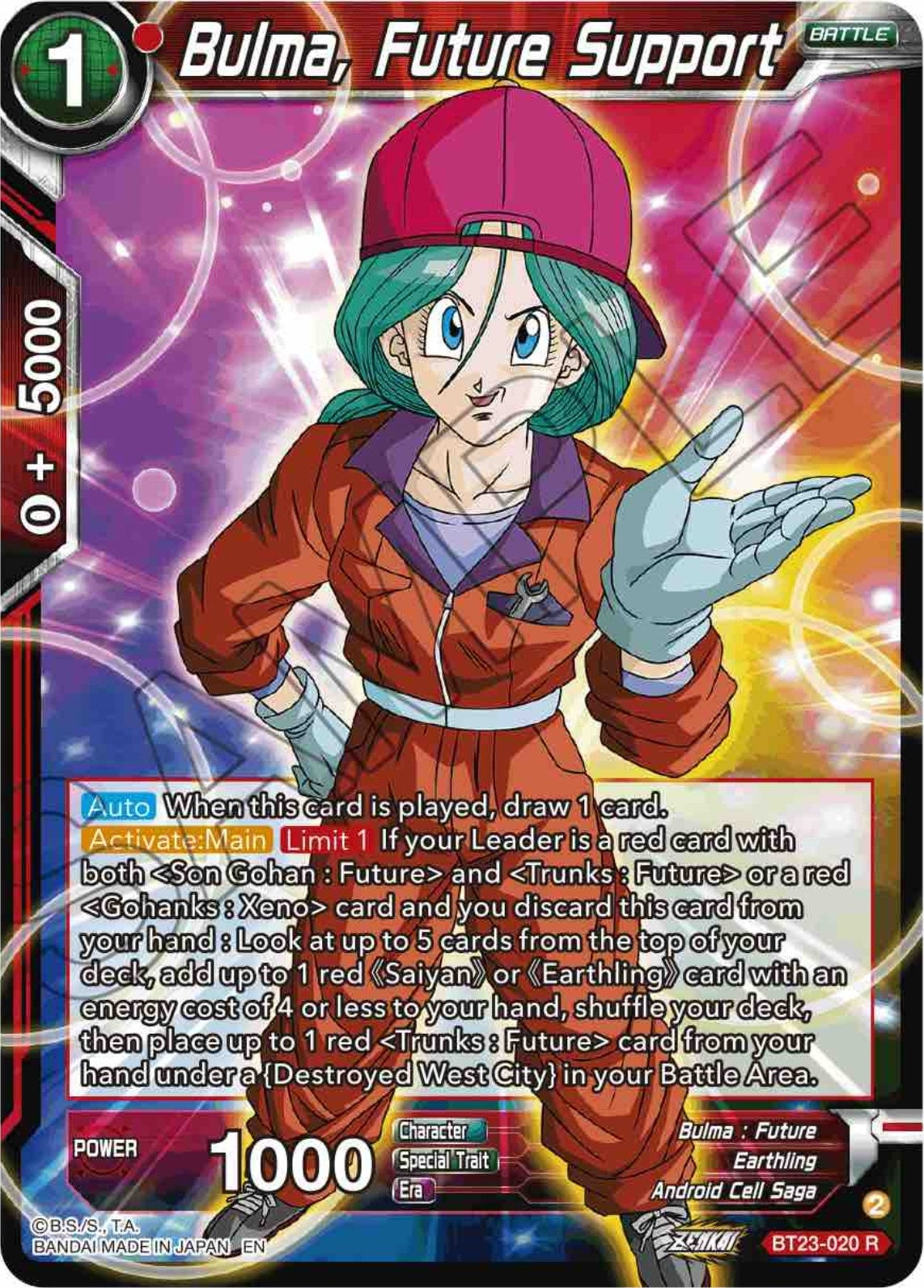 Image for Bulma, Future Support - Dragon Ball Super: Masters