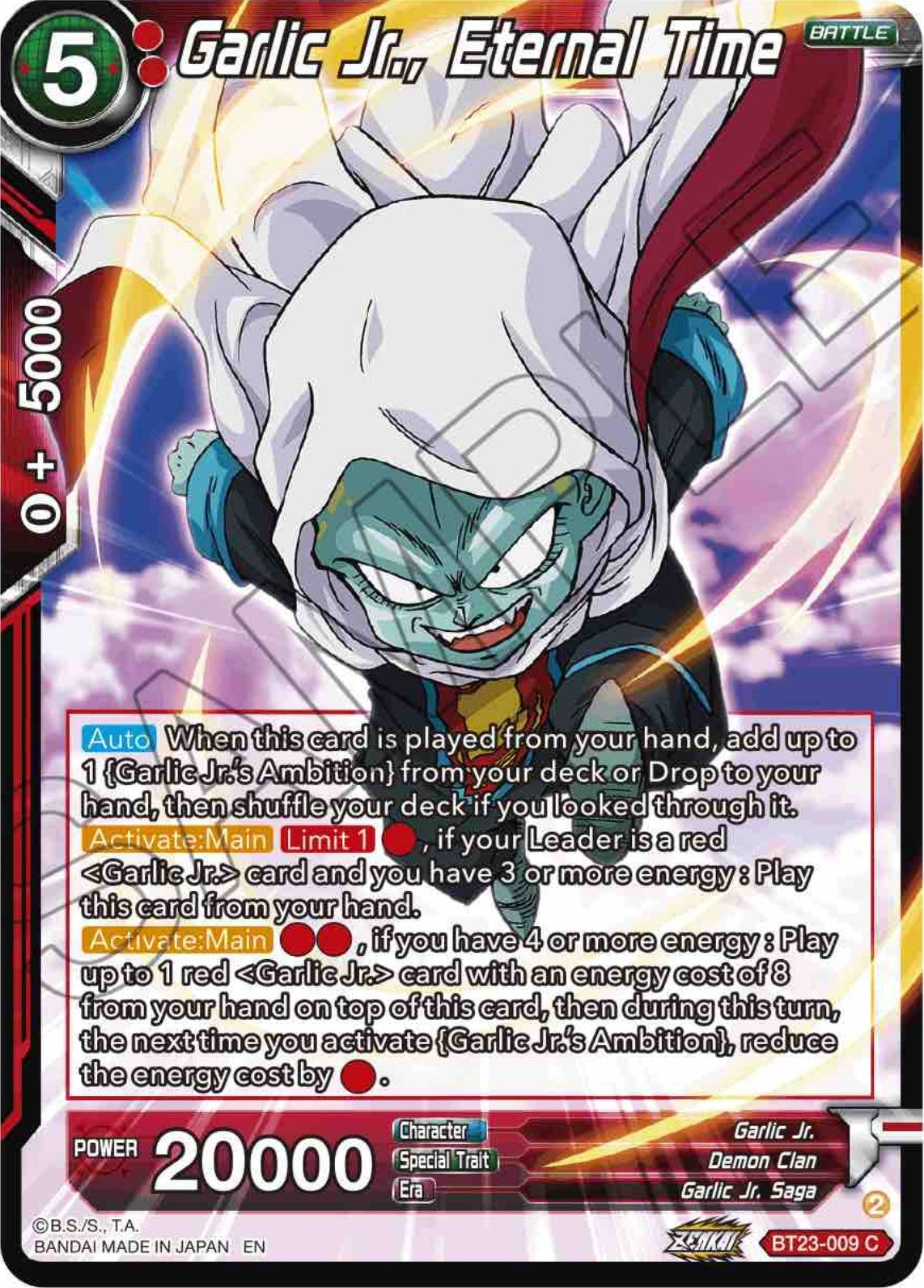 Image for Garlic Jr., Eternal Time - Dragon Ball Super: Masters