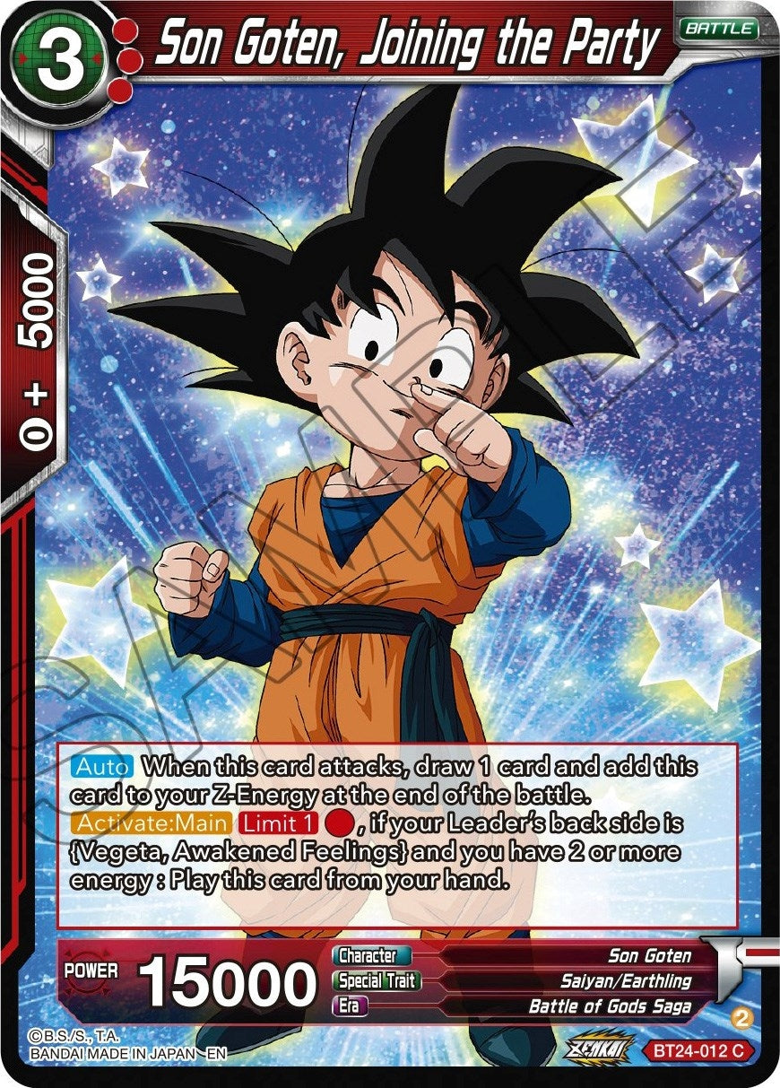 Image for Son Goten, Joining the Party - Dragon Ball Super: Masters