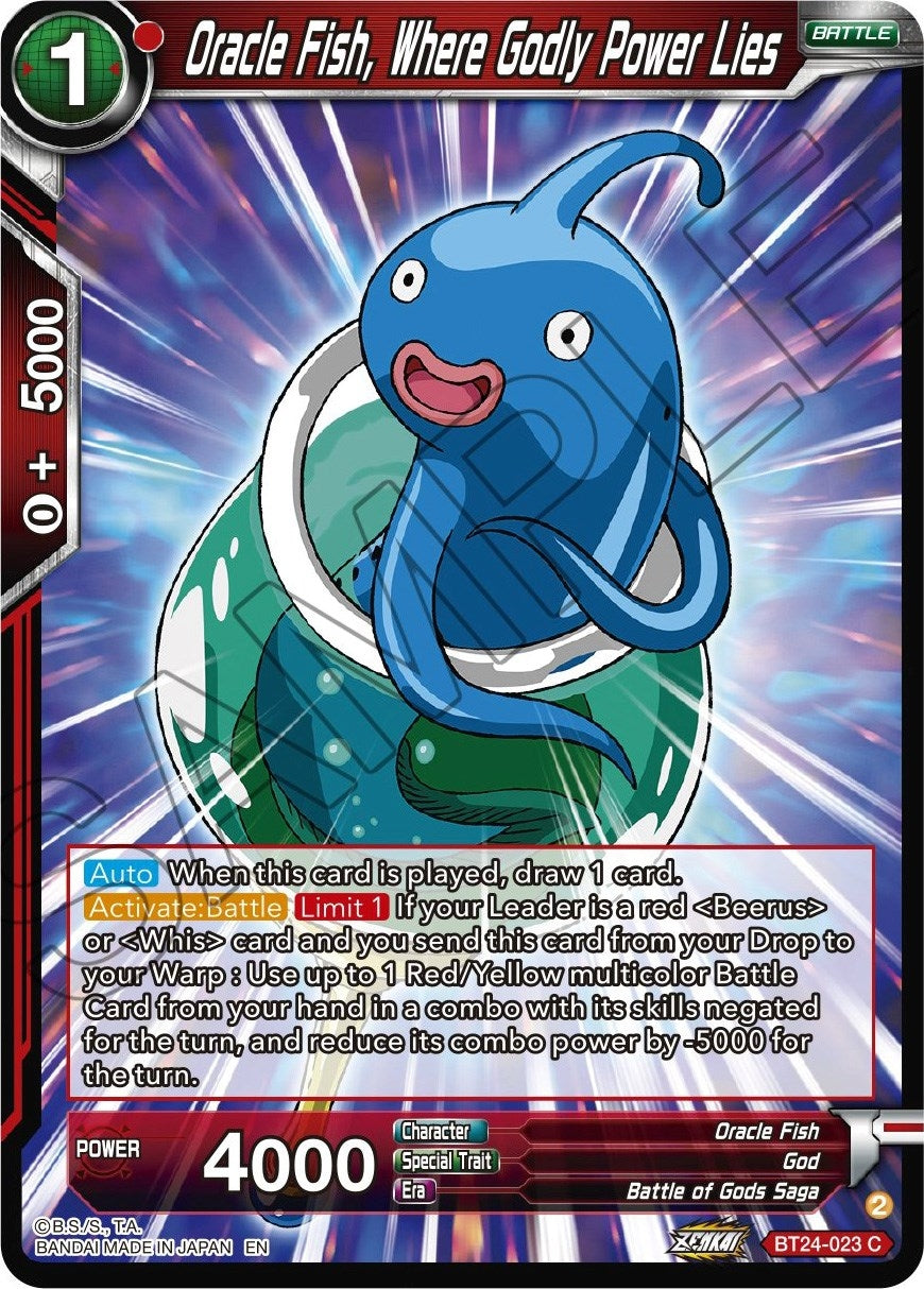 Image for Oracle Fish, Where Godly Power Lies - Dragon Ball Super: Masters