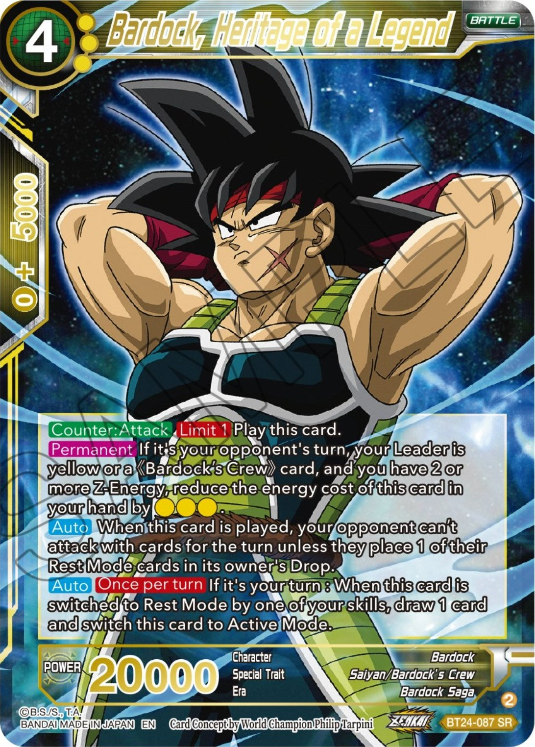 Image for Bardock, Heritage of a Legend - Dragon Ball Super: Masters