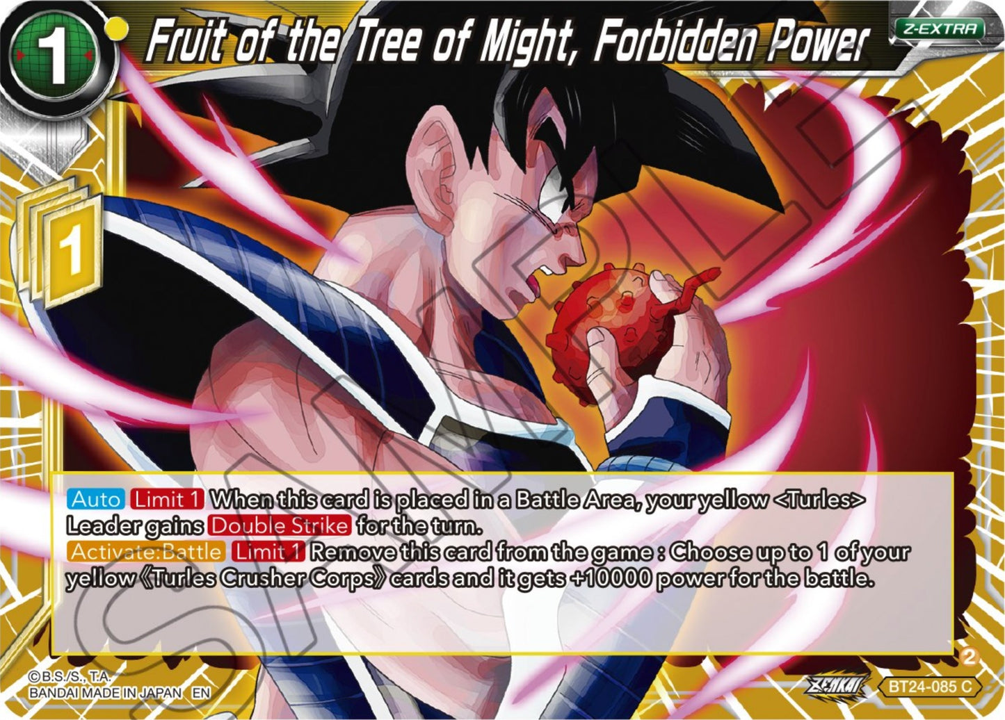 Image for Fruit of the Tree of Might, Forbidden Power - Dragon Ball Super: Masters