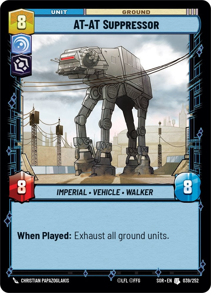 Image for AT-AT Suppressor - Star Wars: Unlimited