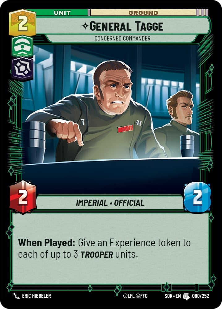 Image for General Tagge - Concerned Commander - Star Wars: Unlimited