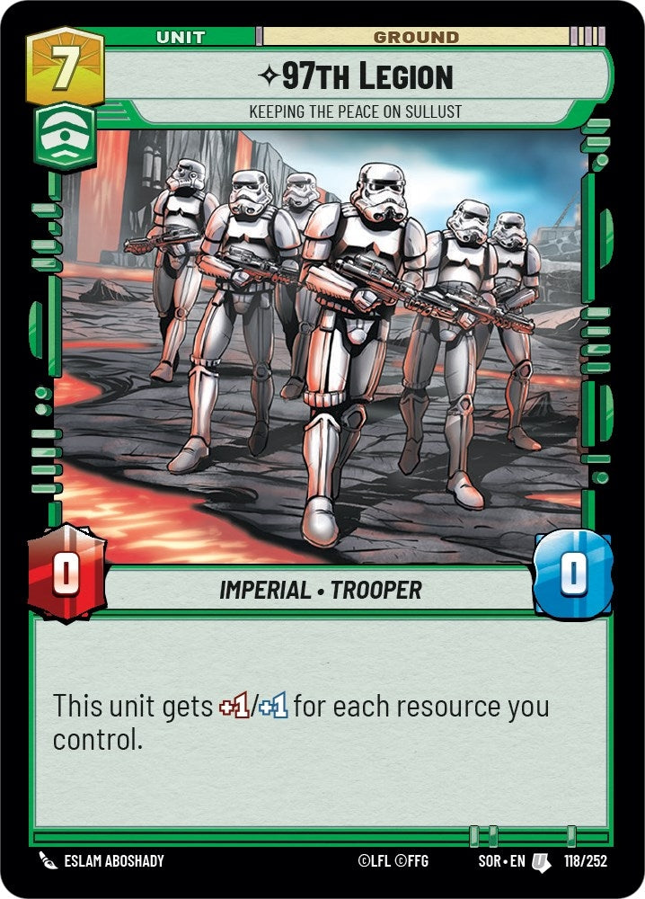 Image for 97th Legion - Keeping the Peace on Sullust - Star Wars: Unlimited