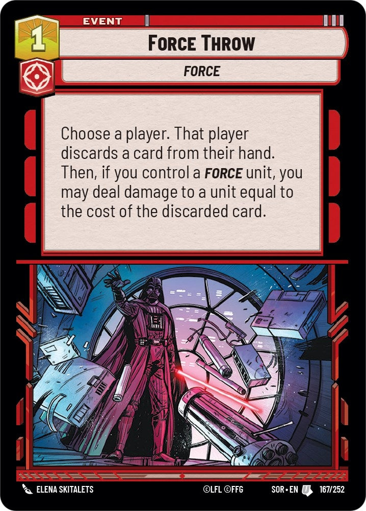 Image for Force Throw - Star Wars: Unlimited