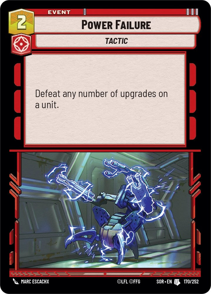 Image for Power Failure - Star Wars: Unlimited