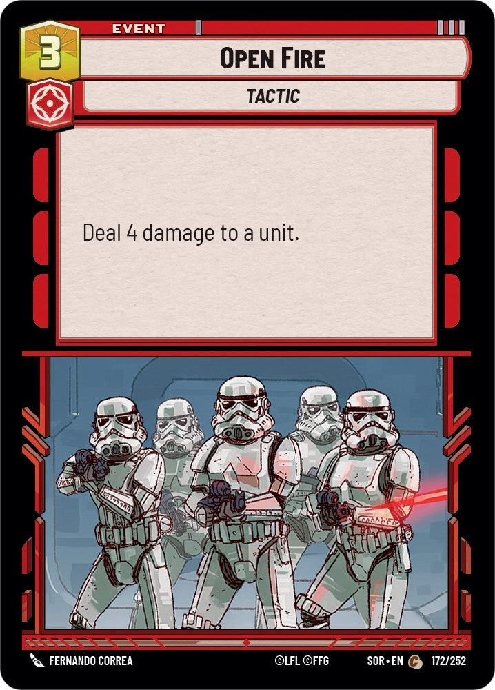 Image for Open Fire - Star Wars: Unlimited