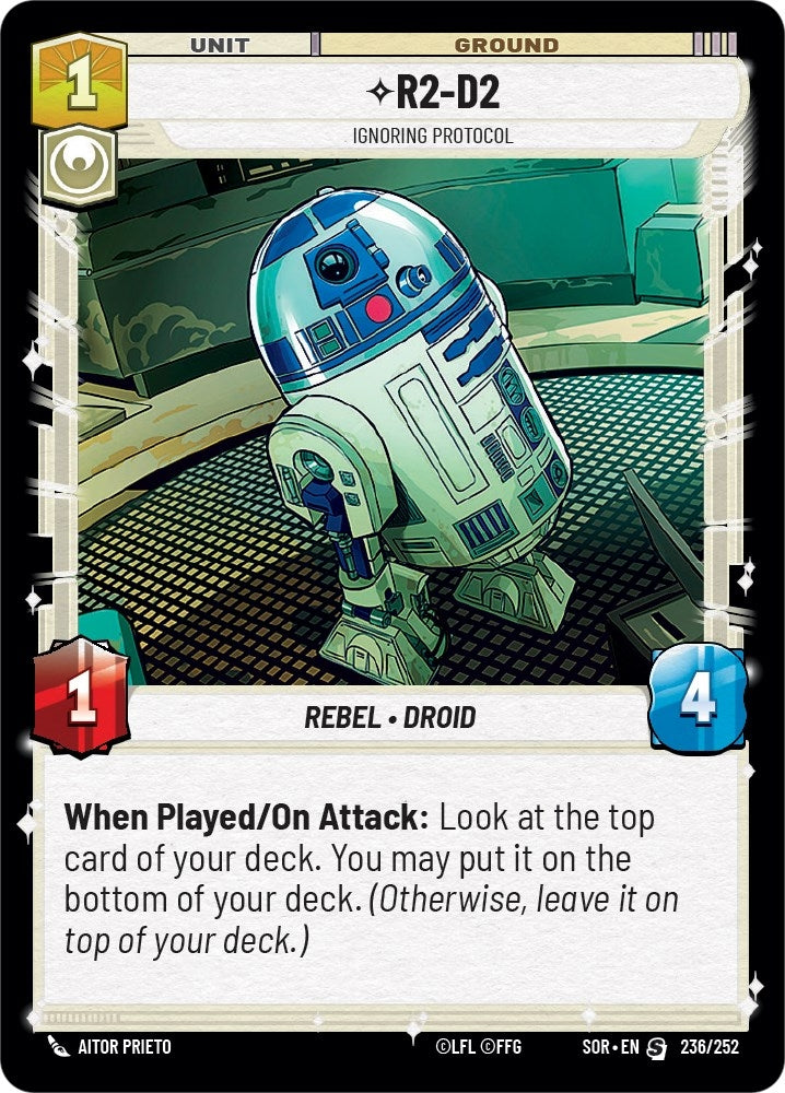 Image for R2-D2 - Ignoring Protocol - Star Wars: Unlimited