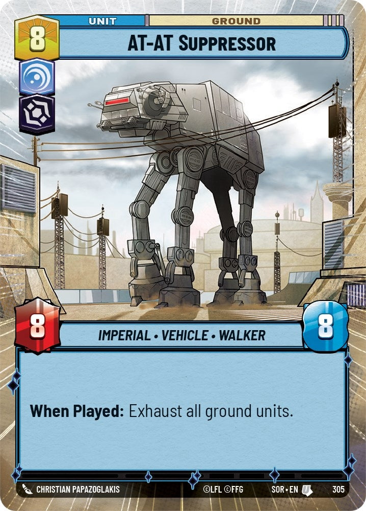 Image for AT-AT Suppressor (Hyperspace) - Star Wars: Unlimited