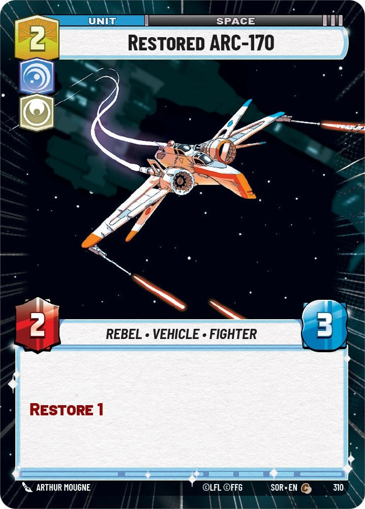 Image for Restored ARC-170 (Hyperspace) - Star Wars: Unlimited
