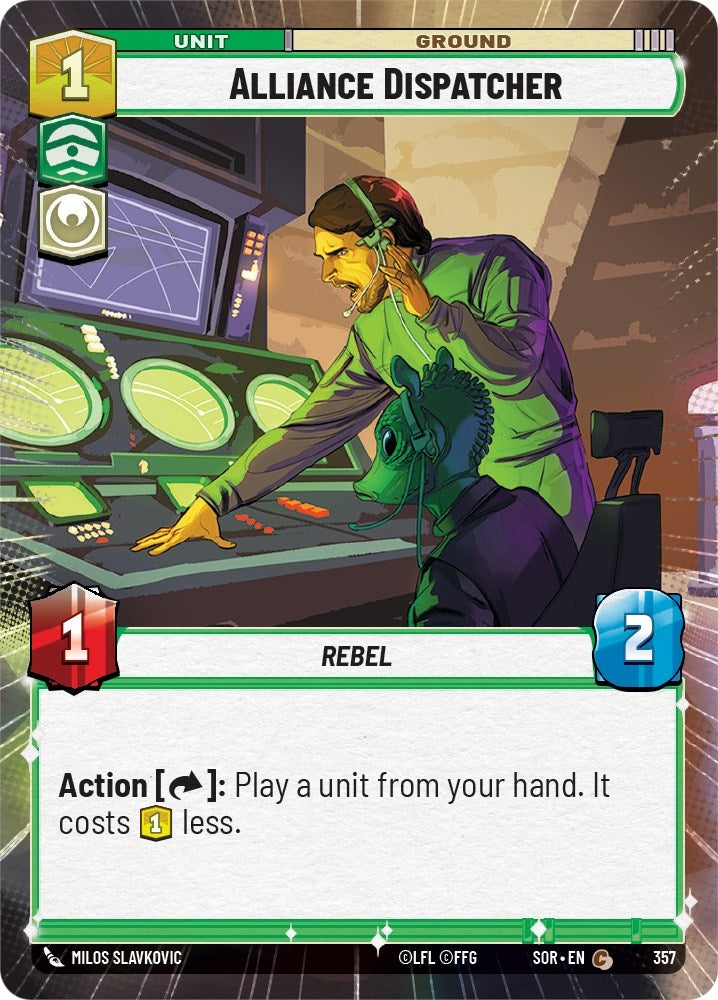 Image for Alliance Dispatcher (Hyperspace) - Star Wars: Unlimited