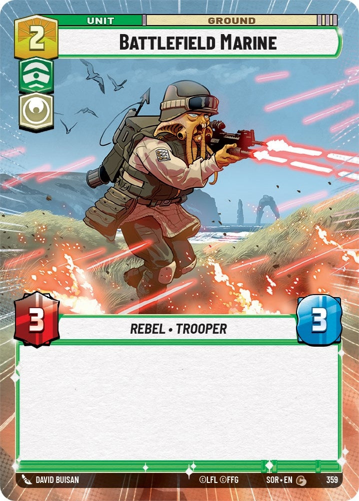 Image for Battlefield Marine (Hyperspace) - Star Wars: Unlimited